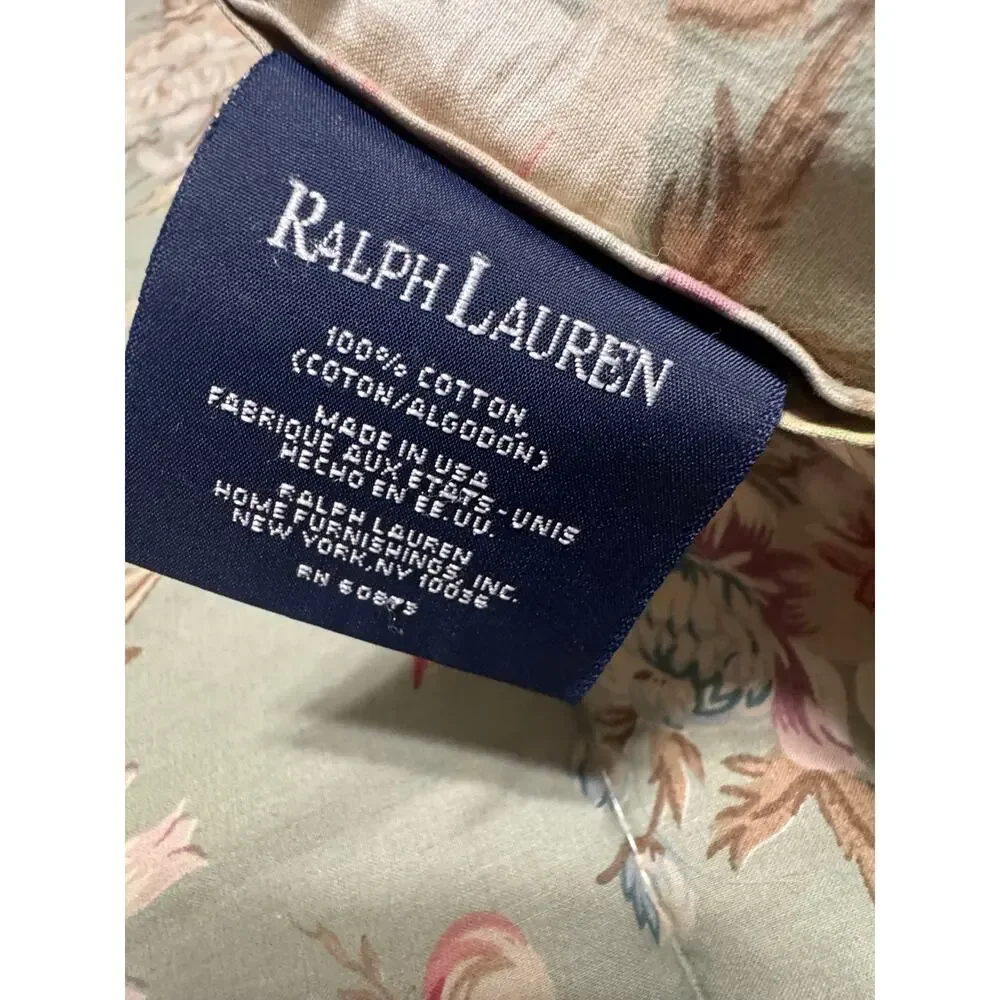 Ralph Lauren Charlotte Vintage Cottage Rose Comforter F / Q
